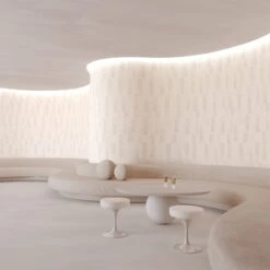 Corral© Wallpaper In Milk -Drop It Modern Sales Corral Milk Final 2