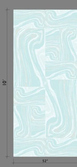 Crystalline© Wallpaper In Aqua -Drop It Modern Sales Crystalline Aqua Template