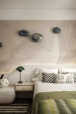 Modern Art© Mural Wallpaper In Grey -Drop It Modern Sales DIM 3