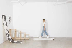 Primal© Mural Wallpaper In Black + Cremé -Drop It Modern Sales DIM Q2 21 1023