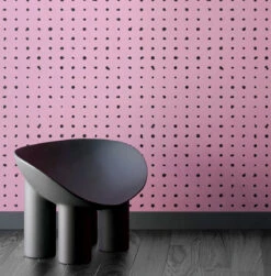 Dotted Line© Wallpaper In Purple -Drop It Modern Sales DottedLine Purple Finalcrop