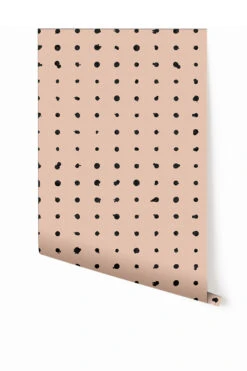 Dotted Line© Wallpaper In Nude