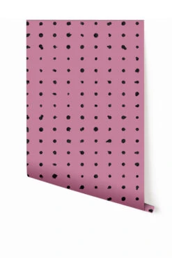 Dotted Line© Wallpaper In Purple
