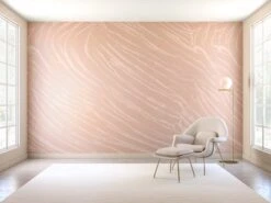 Dune© Mural Wallpaper In Clay -Drop It Modern Sales DuneMural Clay Final