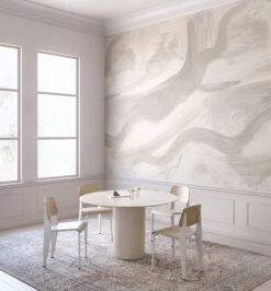 Modern Art© Mural Wallpaper In Grey -Drop It Modern Sales Fabric ModernArtMural Grey Final bb4459c3 6ab1 4867 a406 539289df3a39