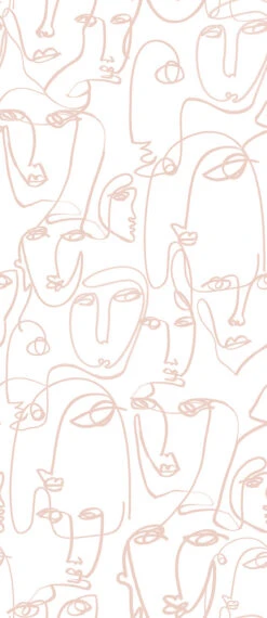 Femme© Wallpaper In Soft Pink -Drop It Modern Sales FemmeMural SoftPink 4c6f8828 7e07 4f25 a166 0da515b84080