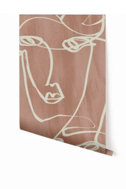 Femme© Wallpaper In Terracotta