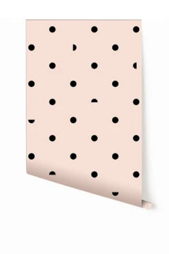 Pretty Woman© Wallpaper In Flamingo + Black