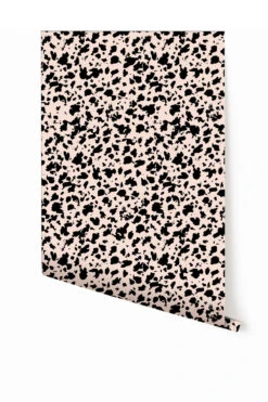 Milano© Wallpaper In Flamingo + Black