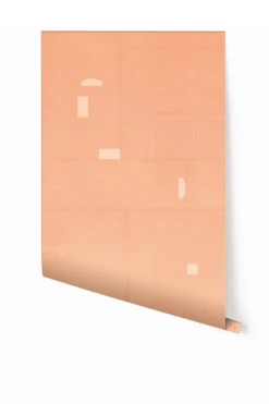 Geometrico© Wallpaper In Peachy