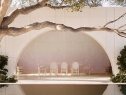 Geometrico© Wallpaper In Mirage 8 Geometrico© Wallpaper In Mirage -Drop It Modern Sales Geometrico Creamsicle rendering 01