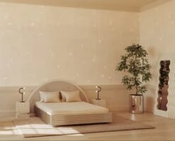 Geometrico© Wallpaper In Plaster -Drop It Modern Sales Geometrico Plaster rendering 02