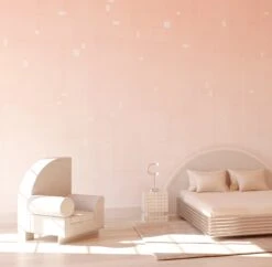 Geometrico© Wallpaper In Sweet Tart -Drop It Modern Sales Geometrico Sweet Tart Rendering 03