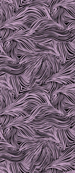 Hay Bale© Wallpaper In Purple + Black -Drop It Modern Sales HAYBALE MURAL PURPLE BLACK 3e360ff5 f53a 4e5a 88f5 0229c47e8e5e
