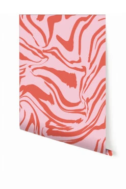 Primal© Mural Wallpaper In Hollyhock