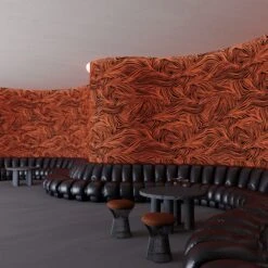 Hay Bale© Wallpaper In Brick + Black -Drop It Modern Sales HayBaleMural Brick Black Final 4228b5fb d003 4e1b aef0 1f4f49c0d84a