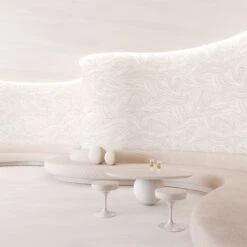 Hay Bale© Wallpaper In Mineral -Drop It Modern Sales HayBaleMural Mineral Final 2