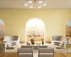 Hay Bale© Wallpaper In Yellowstone -Drop It Modern Sales HayBaleMural Yellowstone Final