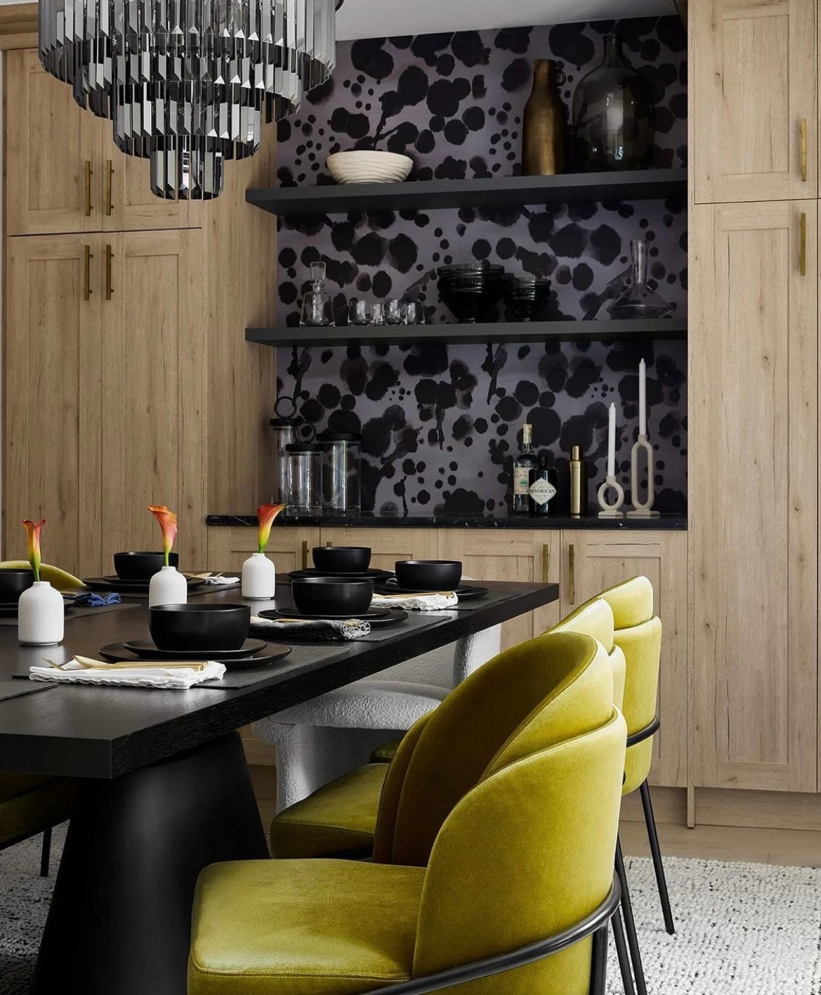 Midnight Oil© Wallpaper In Stone Blue 8 Midnight Oil© Wallpaper In Stone Blue - Image 8