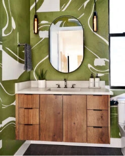 Magma© Wallpaper In Lagoon -Drop It Modern Sales IMG 0123