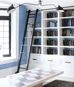 Dotted Line© Wallpaper In Powder Blue -Drop It Modern Sales IMG 0791