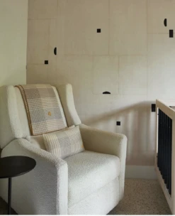 Geometrico© Wallpaper In Chalk + Black -Drop It Modern Sales IMG 2351