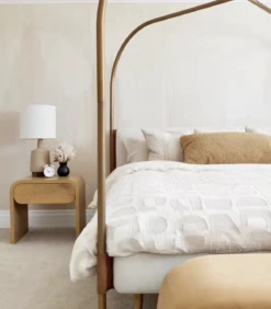 Wavelength© Mural Wallpaper In Cremé -Drop It Modern Sales IMG 2368