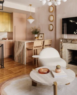 Rock Steady© Mural Wallpaper In Linen -Drop It Modern Sales IMG 2396