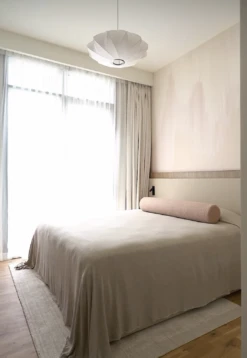 Wavelength© Mural Wallpaper In Cremé -Drop It Modern Sales IMG 2603