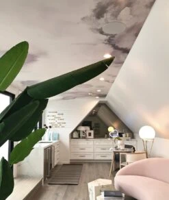 Cumulus© Mural Wallpaper In Grey -Drop It Modern Sales IMG 3140edit