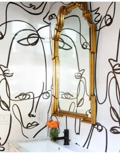 Femme© Wallpaper In Black + White -Drop It Modern Sales IMG 3296 allisoncrawford