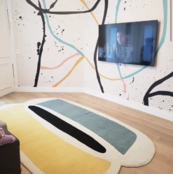 Playground© Mural Wallpaper In Tropics -Drop It Modern Sales IMG 3619