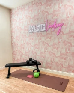 Block Party© Wallpaper In Pink -Drop It Modern Sales IMG 4745 2