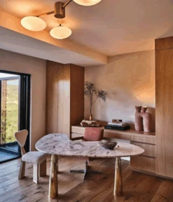 Rock Steady© Mural Wallpaper In Linen -Drop It Modern Sales IMG 5097