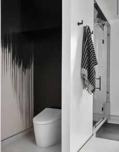 Wavelength© Mural Wallpaper In Charcoal -Drop It Modern Sales IMG 5185