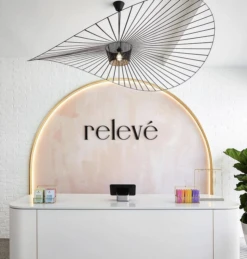 Rock Steady© Mural Wallpaper In Shell -Drop It Modern Sales IMG 5189