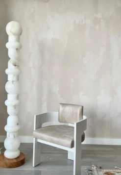 Rock Steady© Mural Wallpaper In Linen -Drop It Modern Sales IMG 5208