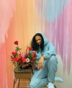 Wavelength© Mural Wallpaper In Bomboleo -Drop It Modern Sales IMG 5342