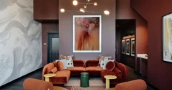 Modern Art© Mural Wallpaper In Grey -Drop It Modern Sales IMG 5553