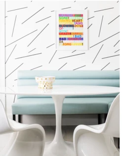 Bang Dem Sticks© Wallpaper In Black -Drop It Modern Sales IMG 5603