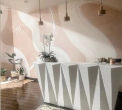 Untamed© Mural Wallpaper In Nude -Drop It Modern Sales IMG 5692