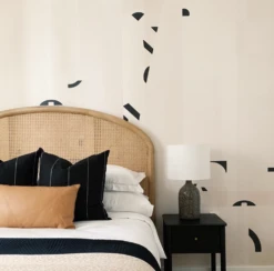 Shape Shifter© Mural Wallpaper In Cremé -Drop It Modern Sales IMG 6146