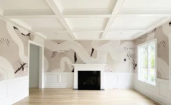 Untamed© Mural Wallpaper In Stone -Drop It Modern Sales IMG 6401