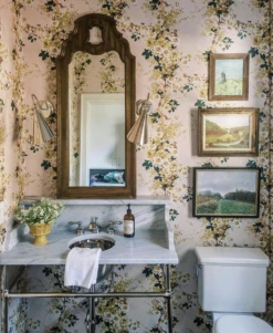 Prairie Fleur© Wallpaper In Sunny -Drop It Modern Sales IMG 6500