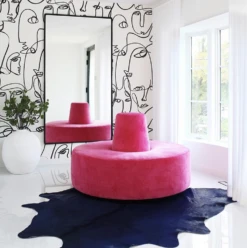 Femme© Wallpaper In Black + White -Drop It Modern Sales IMG 6851