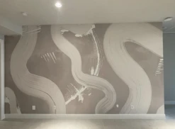 Untamed© Mural Wallpaper In Cement -Drop It Modern Sales IMG 6934