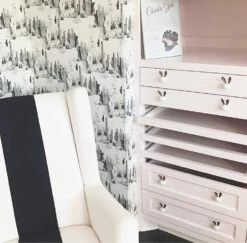 Desert Llama© Wallpaper In Black + White -Drop It Modern Sales IMG 7068 copy