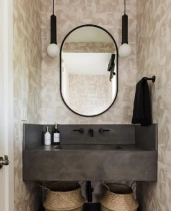 Block Party© Wallpaper In Sand -Drop It Modern Sales IMG 7334