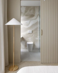 Modern Art© Mural Wallpaper In Nude -Drop It Modern Sales IMG 7461