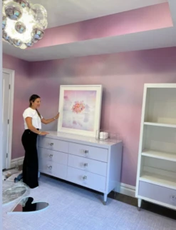 Electricity© Mural Wallpaper In Purple Haze -Drop It Modern Sales IMG 7668